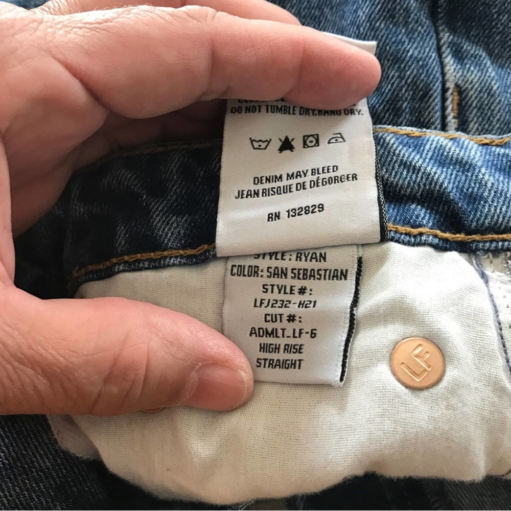 Lovers and Friends Ryan High Rise Loose Straight Jeans - Picture 9 of 9